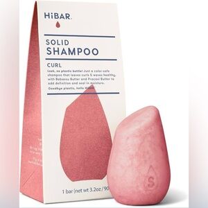 HiBAR Curl Solid Shampoo Bar New Plastic Free Curly Hair